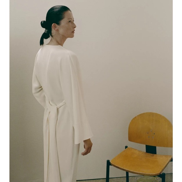 ZW COLLECTION MIDI DRESS WITH TIES - Picture 3 of 3